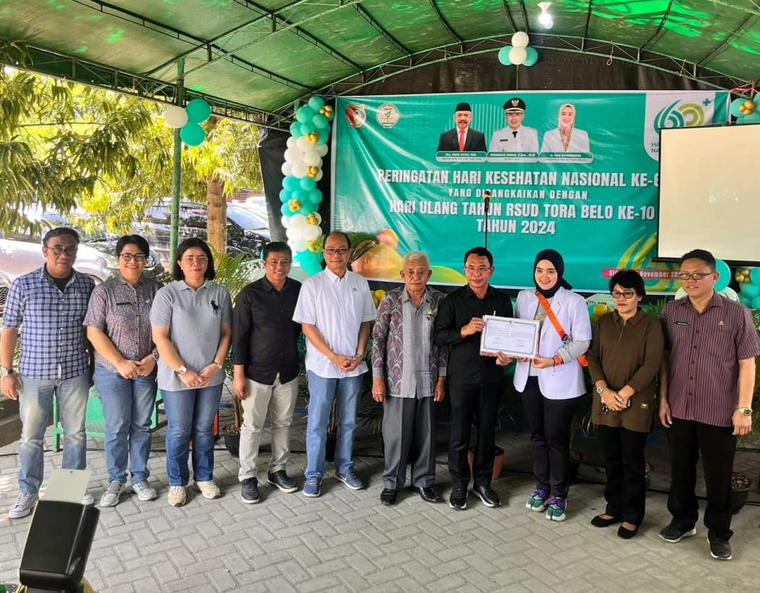 Peringatan HKN Ke - 60 Tahun di Rangkaikan dengan Hari Ulang Tahun RSUD Tora Belo Ke - 10 Tahun